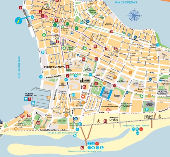 Isla Cristina Mapa